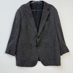Bonobos Jet Setter Men's Charcoal Gray Knit Blazer - Two-Button Jacket